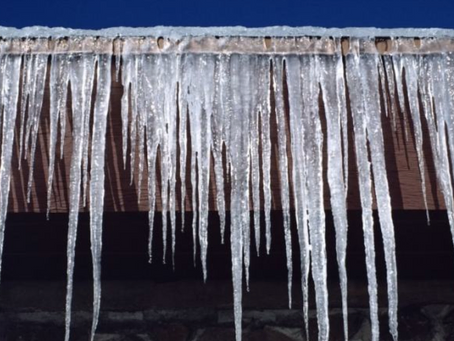 Ice Dam Warning Signs